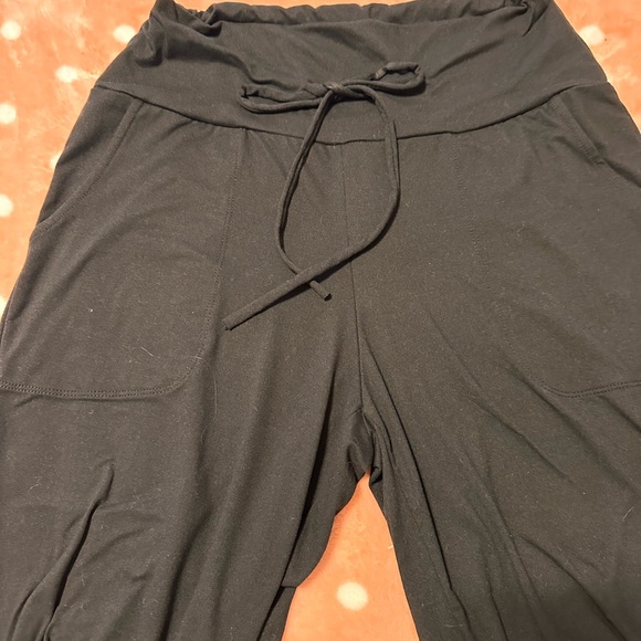 Leopard Print and Black Lounge Pants - Picture 6 of 7